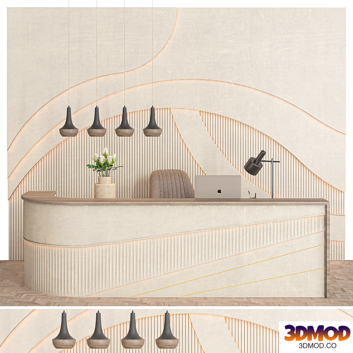office furniture_23 前台接待处