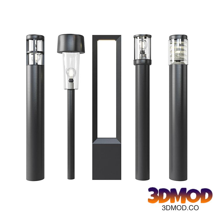 Pathway Lighting Set - Metal - Series 2  落地灯