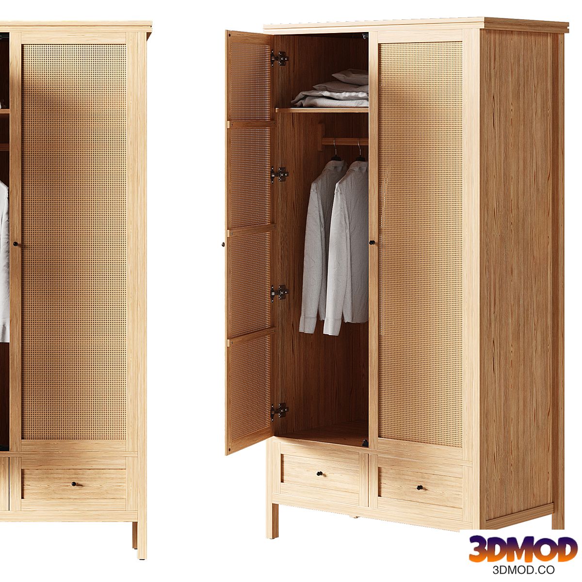 Rattan cabinet with filling | LA REDOUTE INTERIEURS