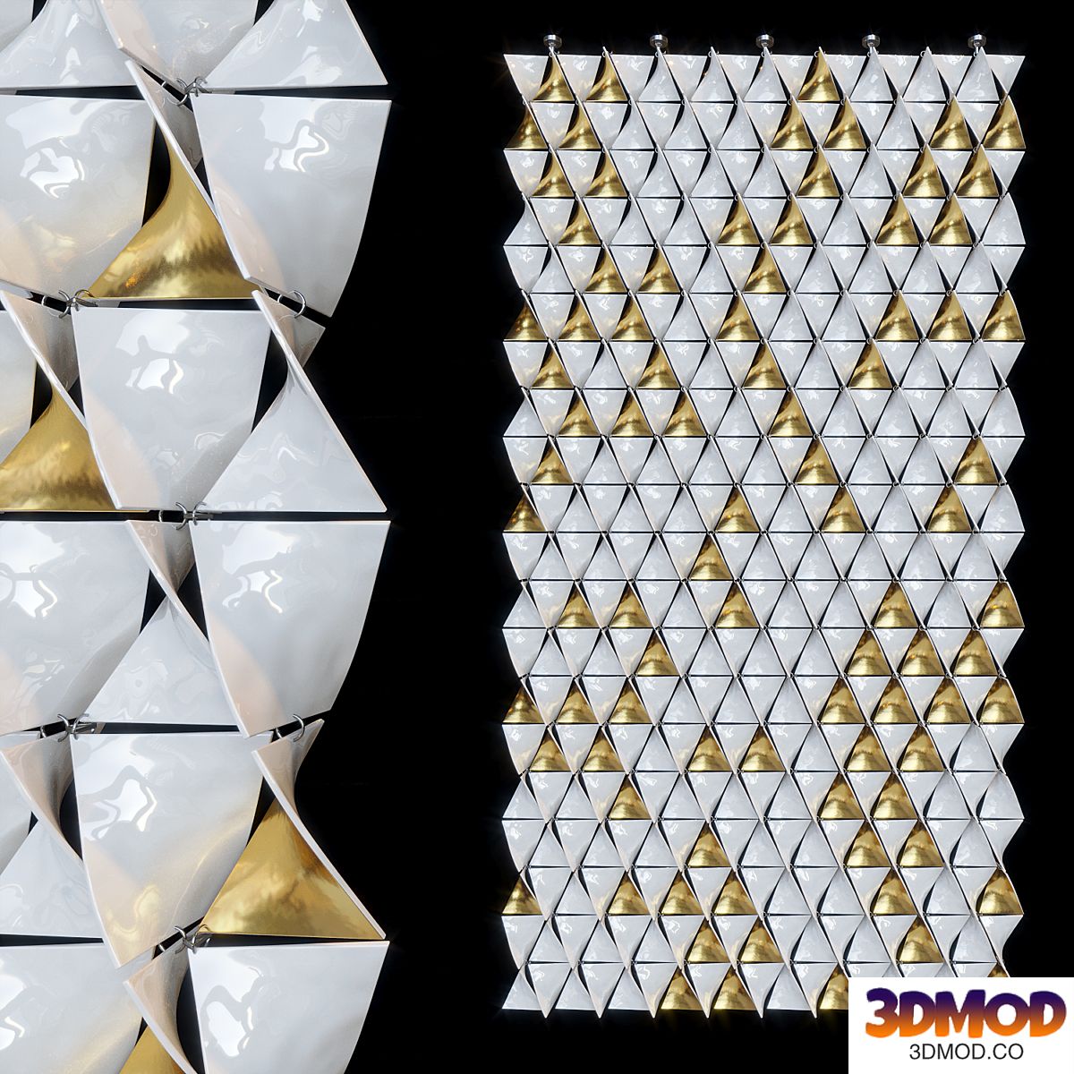 Decorative suspended partition wall Vargov® Design