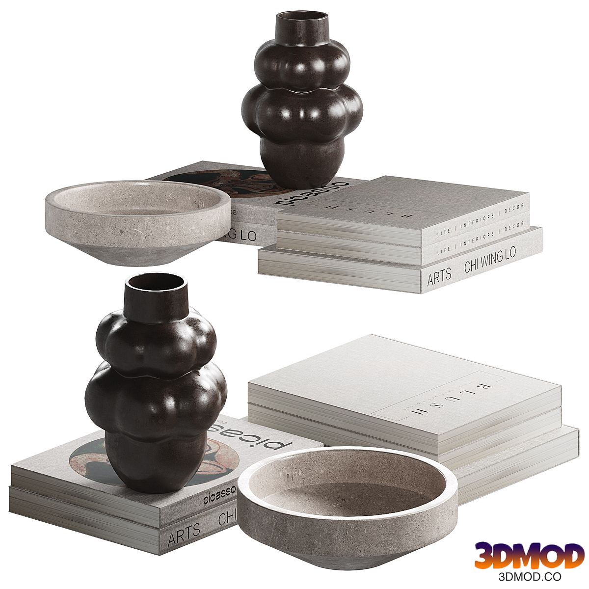 Decorative coffee table set 15