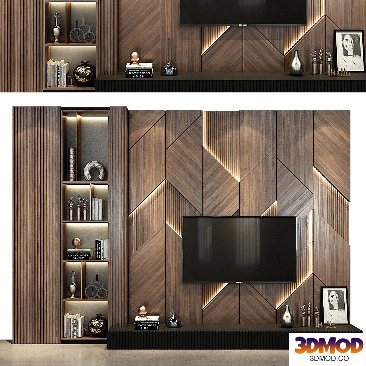 TV shelf 0541