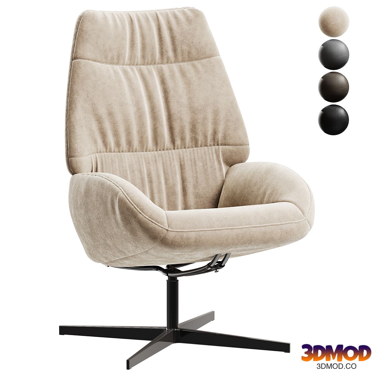 Draaifauteuil_Leanti_armchair 办公椅