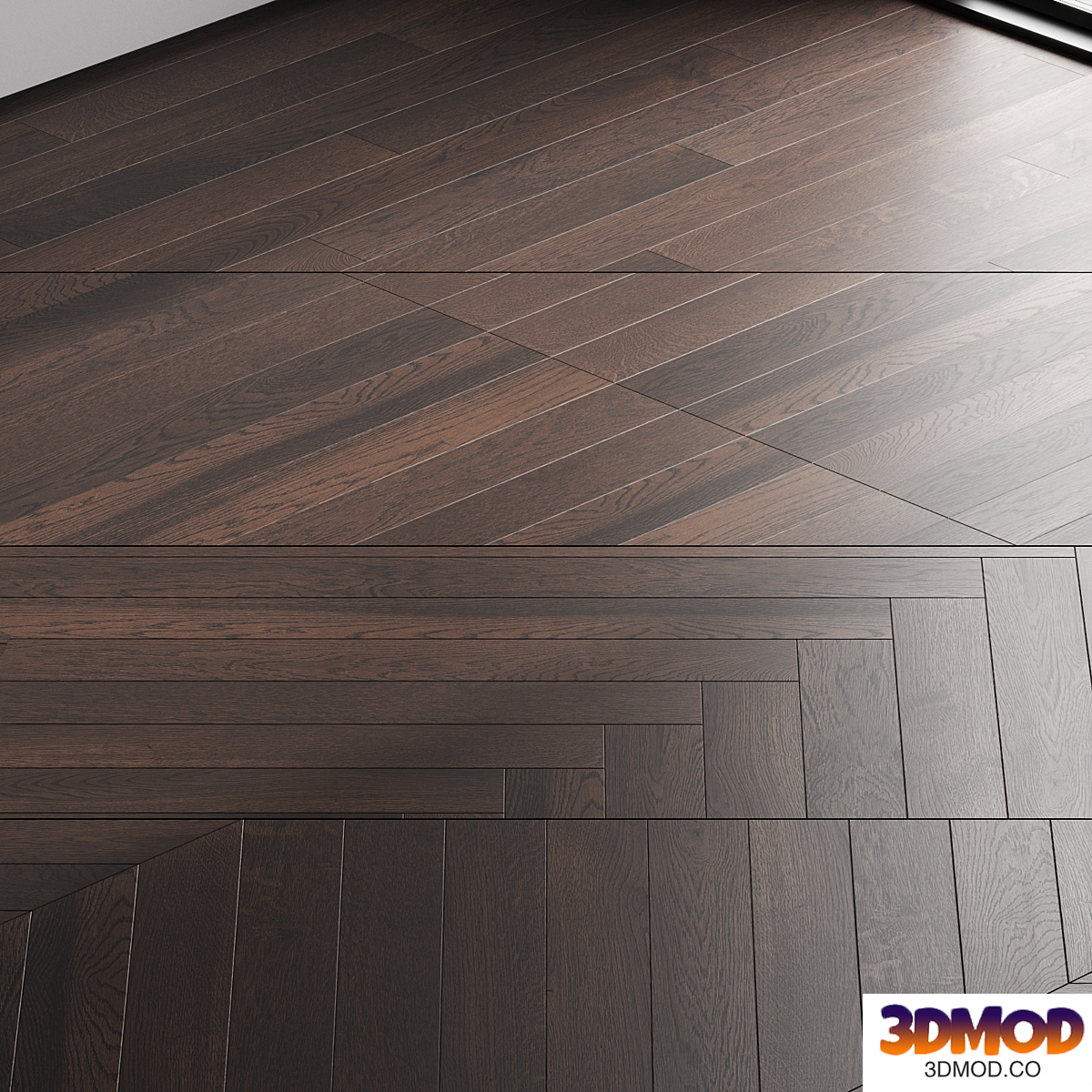 Oak parquet board 14