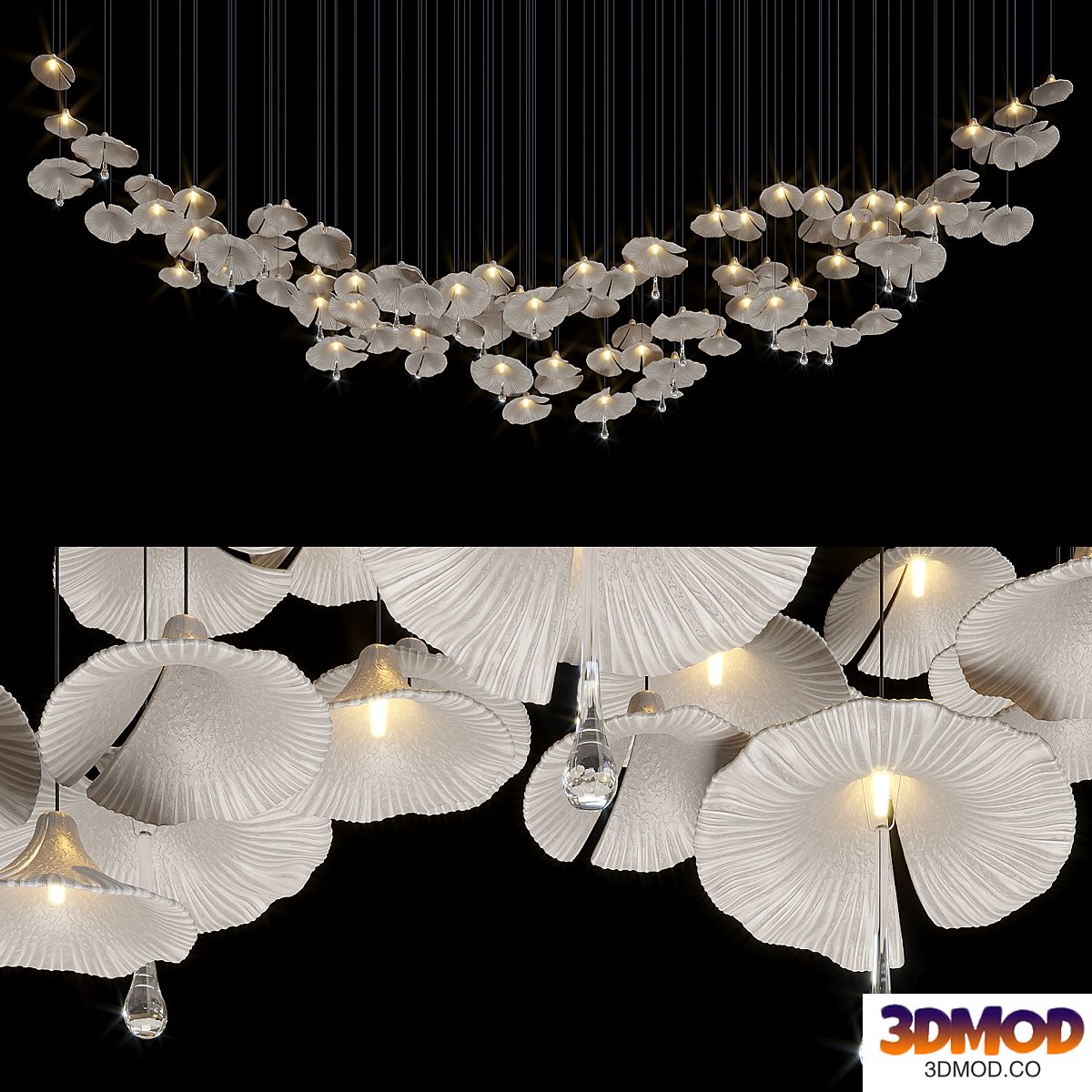 Hanging installation Vargov® Design - Nelumbo