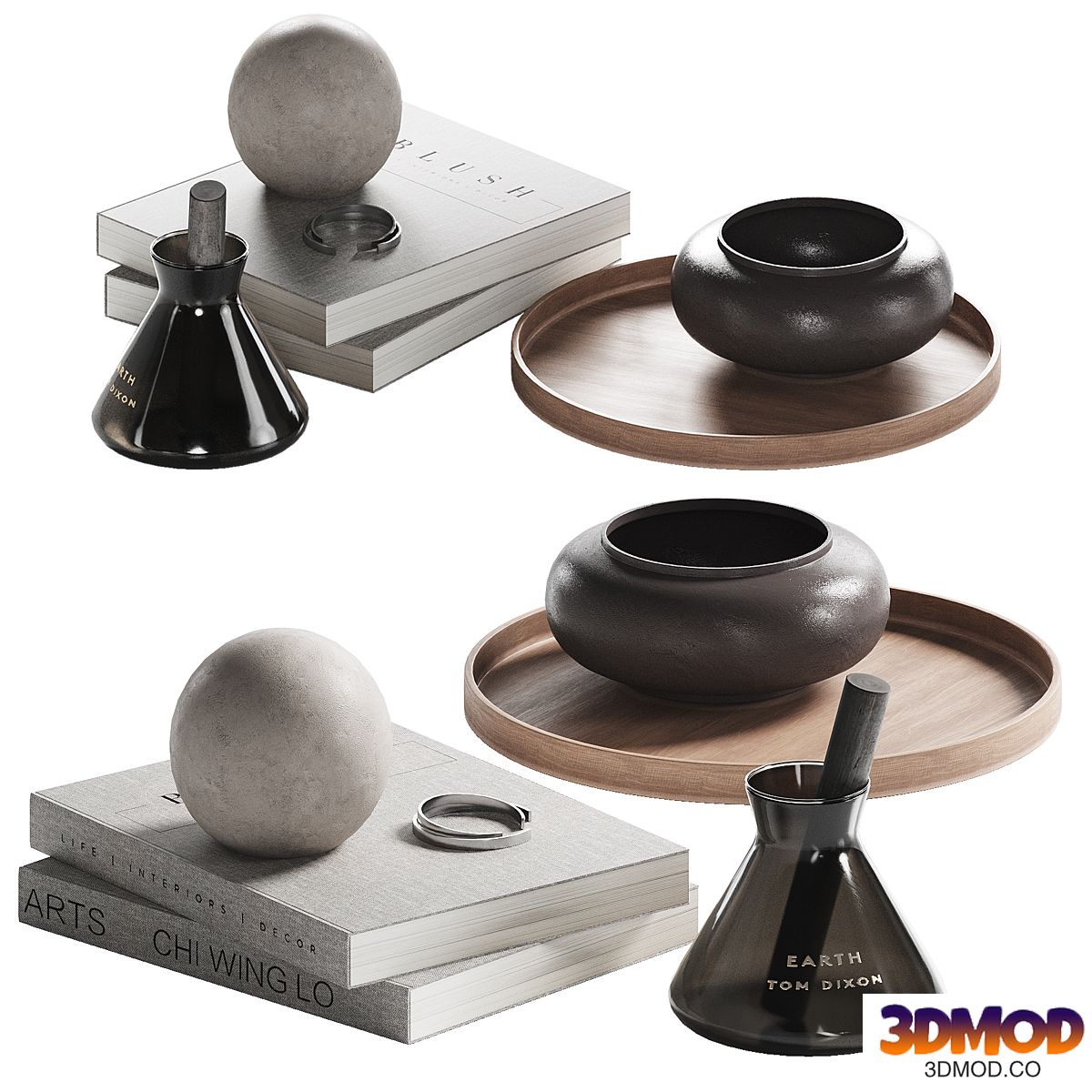 Decorative coffee table set 12 装饰品摆件