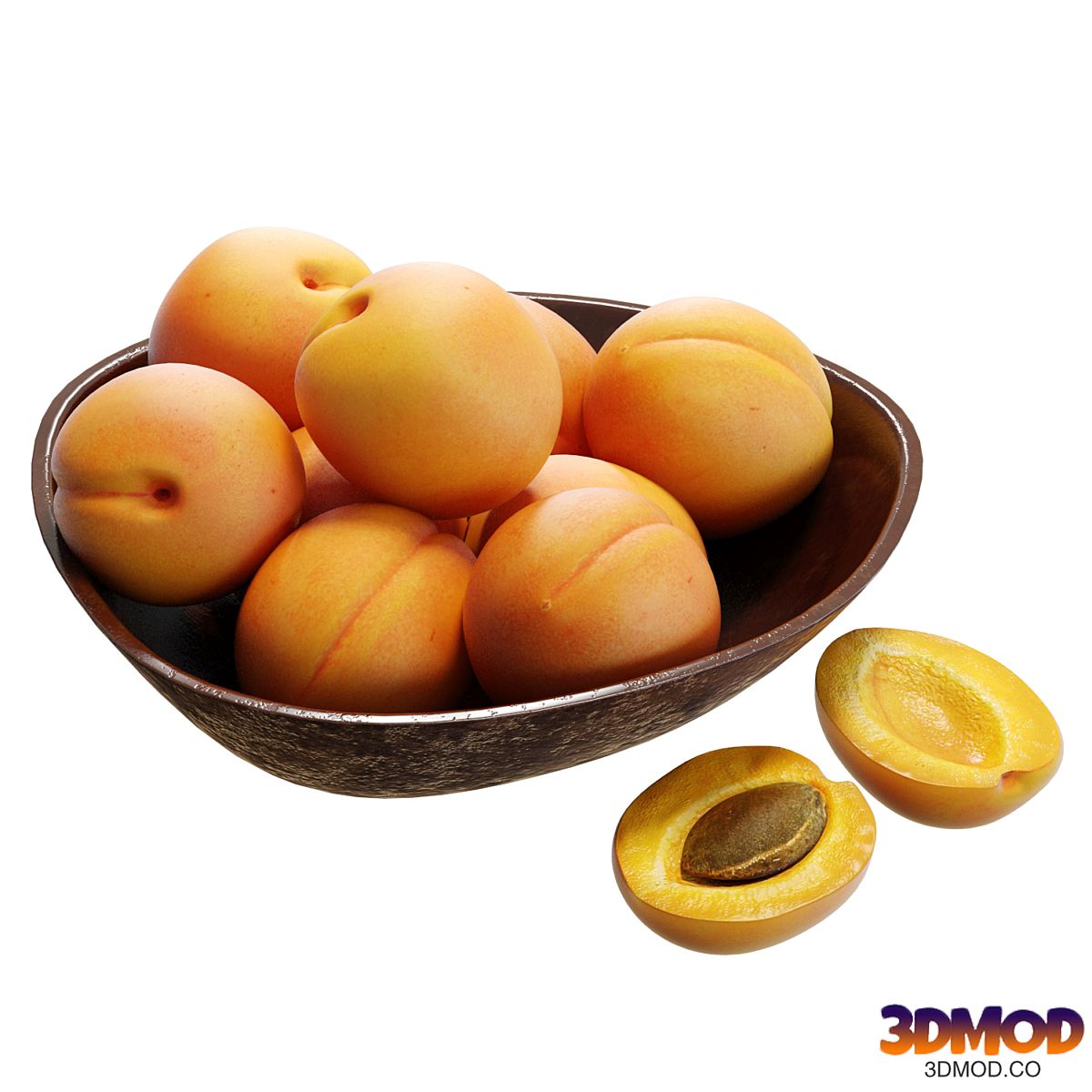 Food Set 13 / Bowl with Apricots 果盘