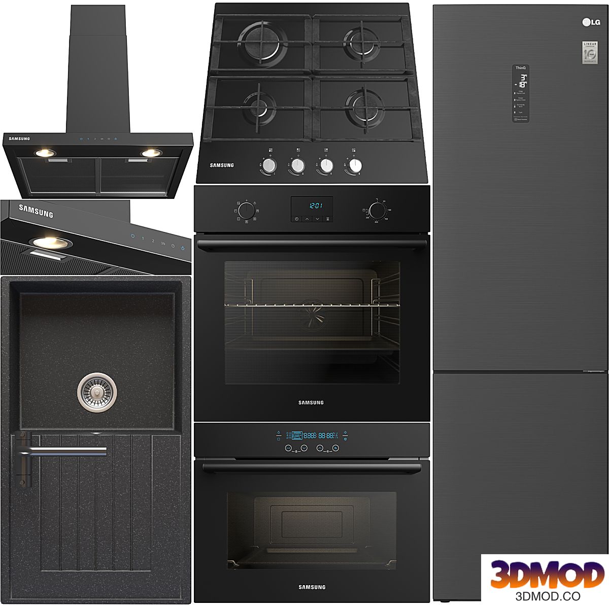 Set of kitchen appliances 厨房电器