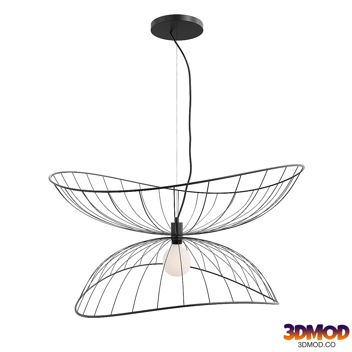 Ray Pendant 70, Black