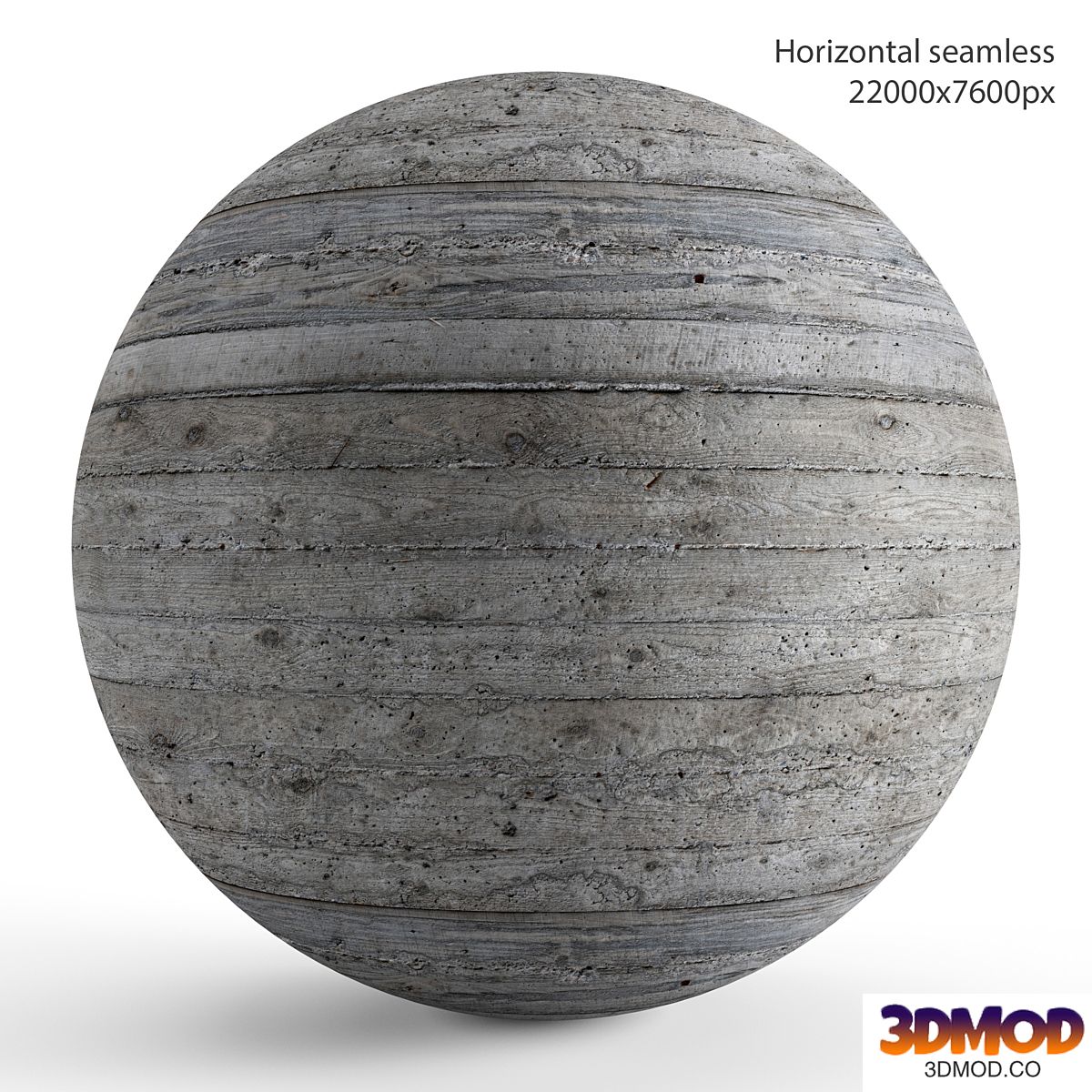 Concrete material with wood pattern. 22k