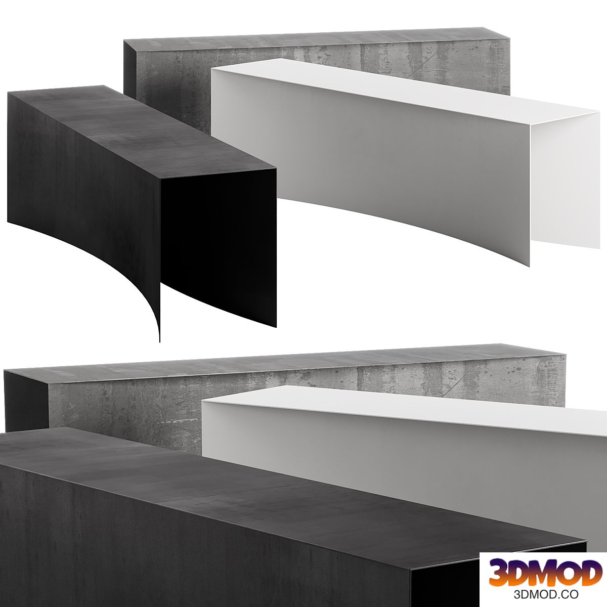 123 Void bench by Desalto