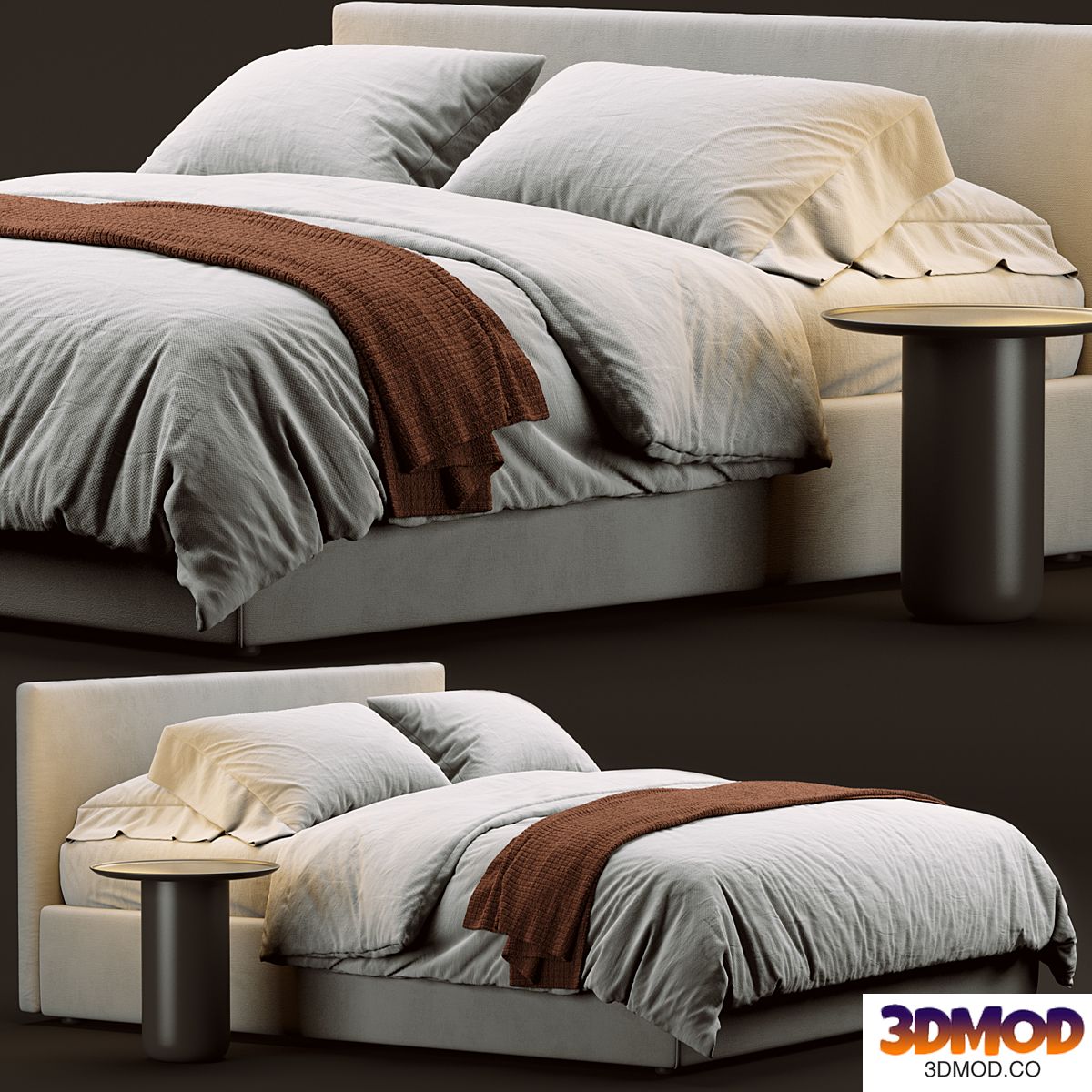 Flou Notturno Bed
