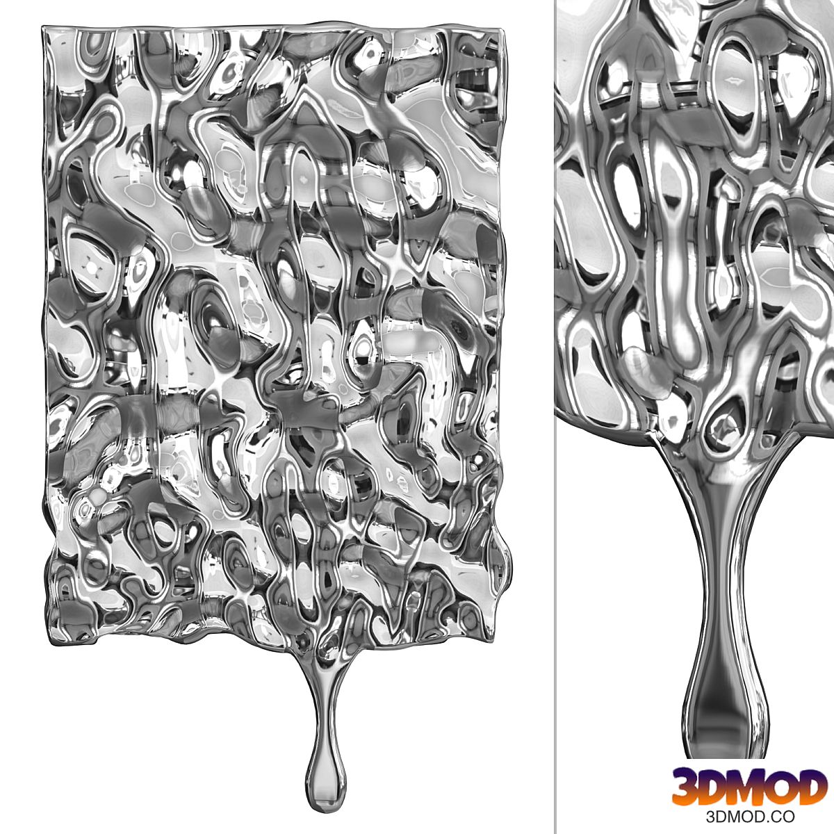 Melting Wall Art sculpture
