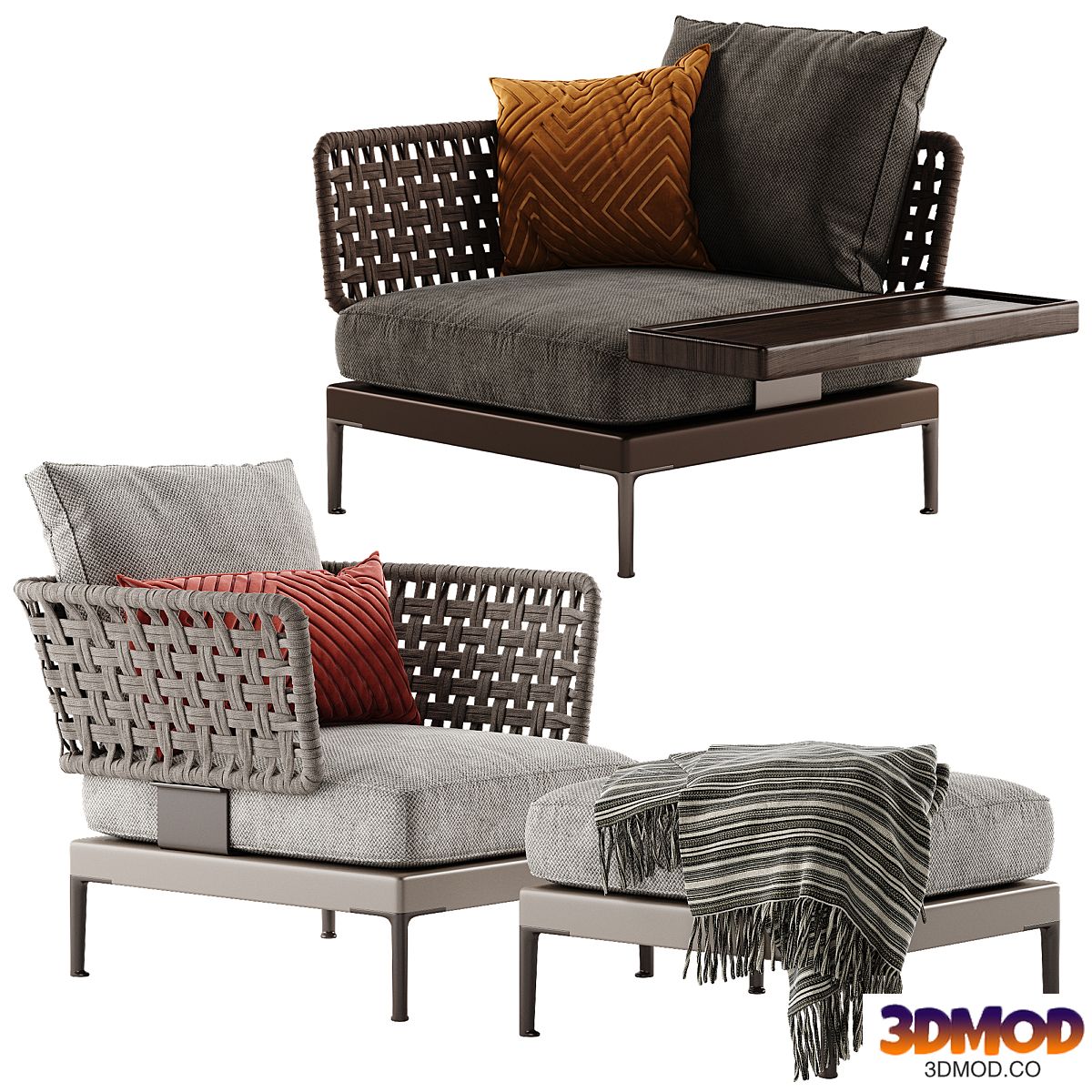 Minotti Patio armchair 扶手椅