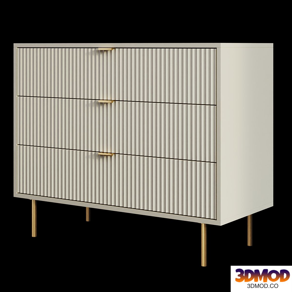 OM Chest of drawers CASCADE 3 drawers
