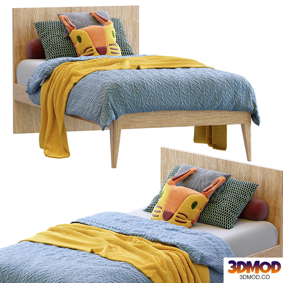 Nuk Single Bed 2 双人床