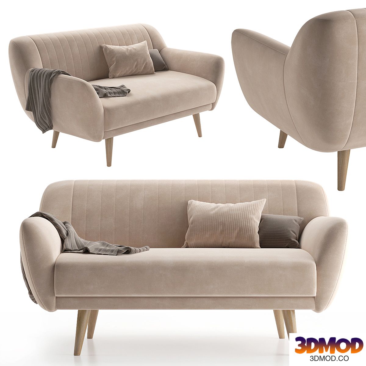 Sofa Solans 双人沙发