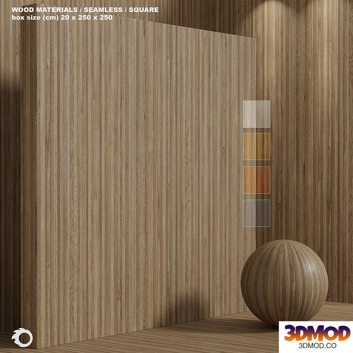 Material wood (seamless) oak - set 130