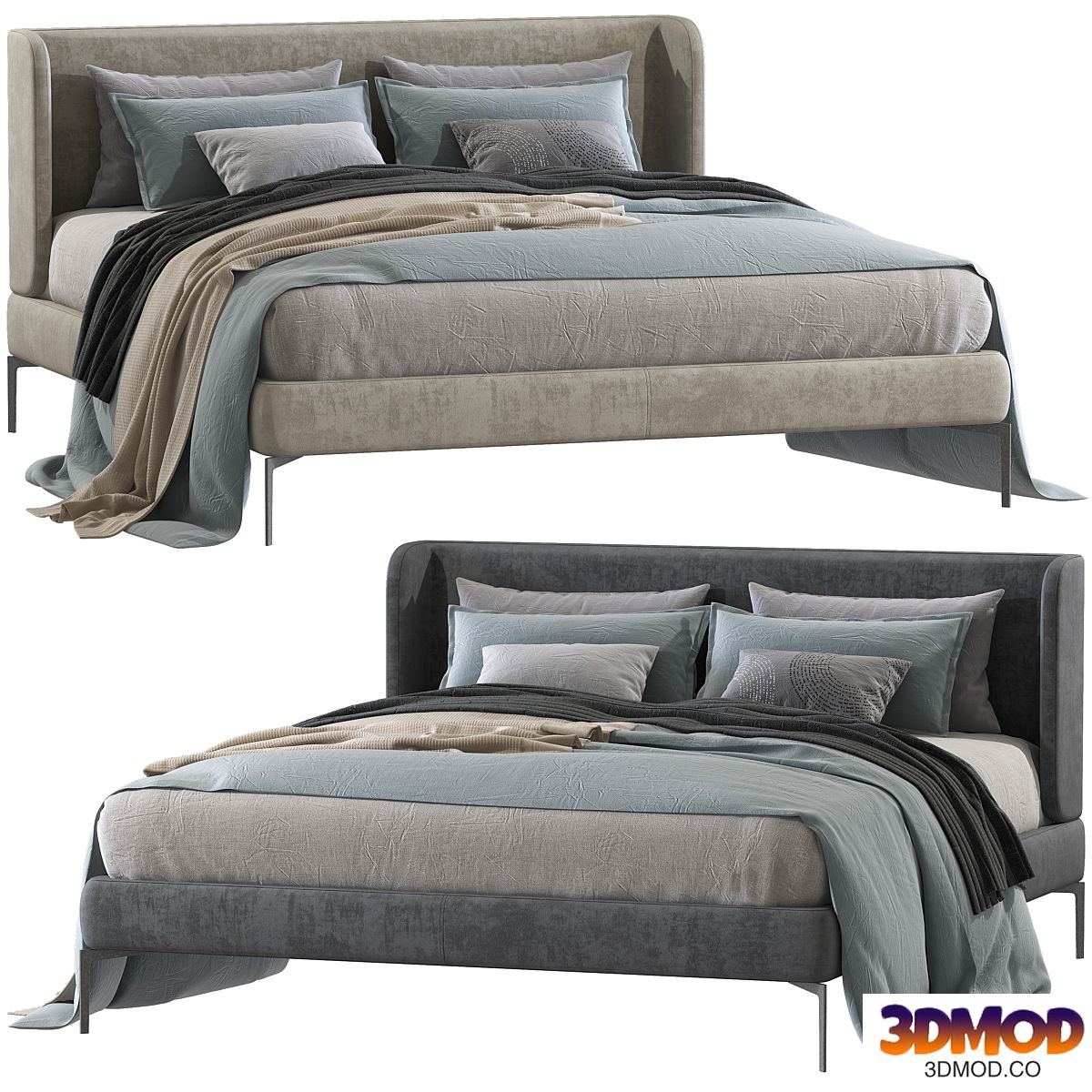 Double bed 82.