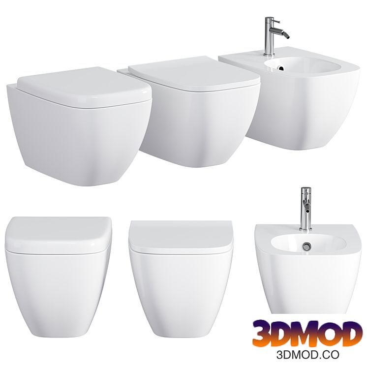 Vitra Shift miska wc wisząca rim-ex bezrantowa 54×36 cm biała 7742B003-0075 马桶