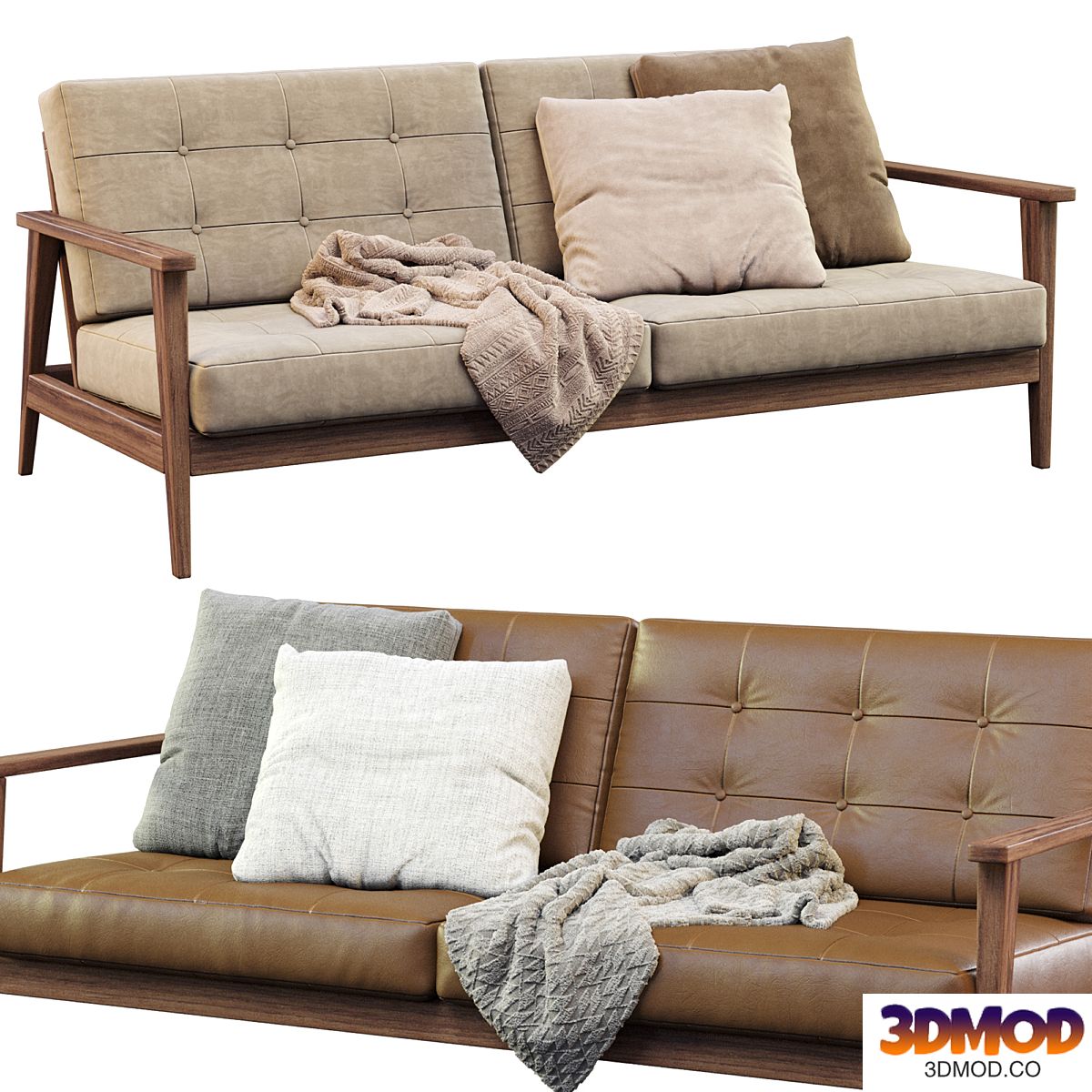 Wood Sofa
