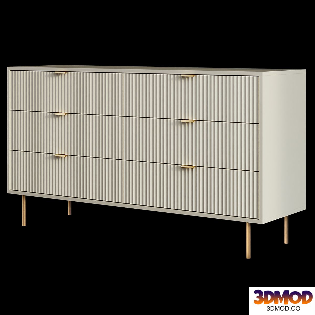 OM Chest of drawers CASCADE 6 drawers