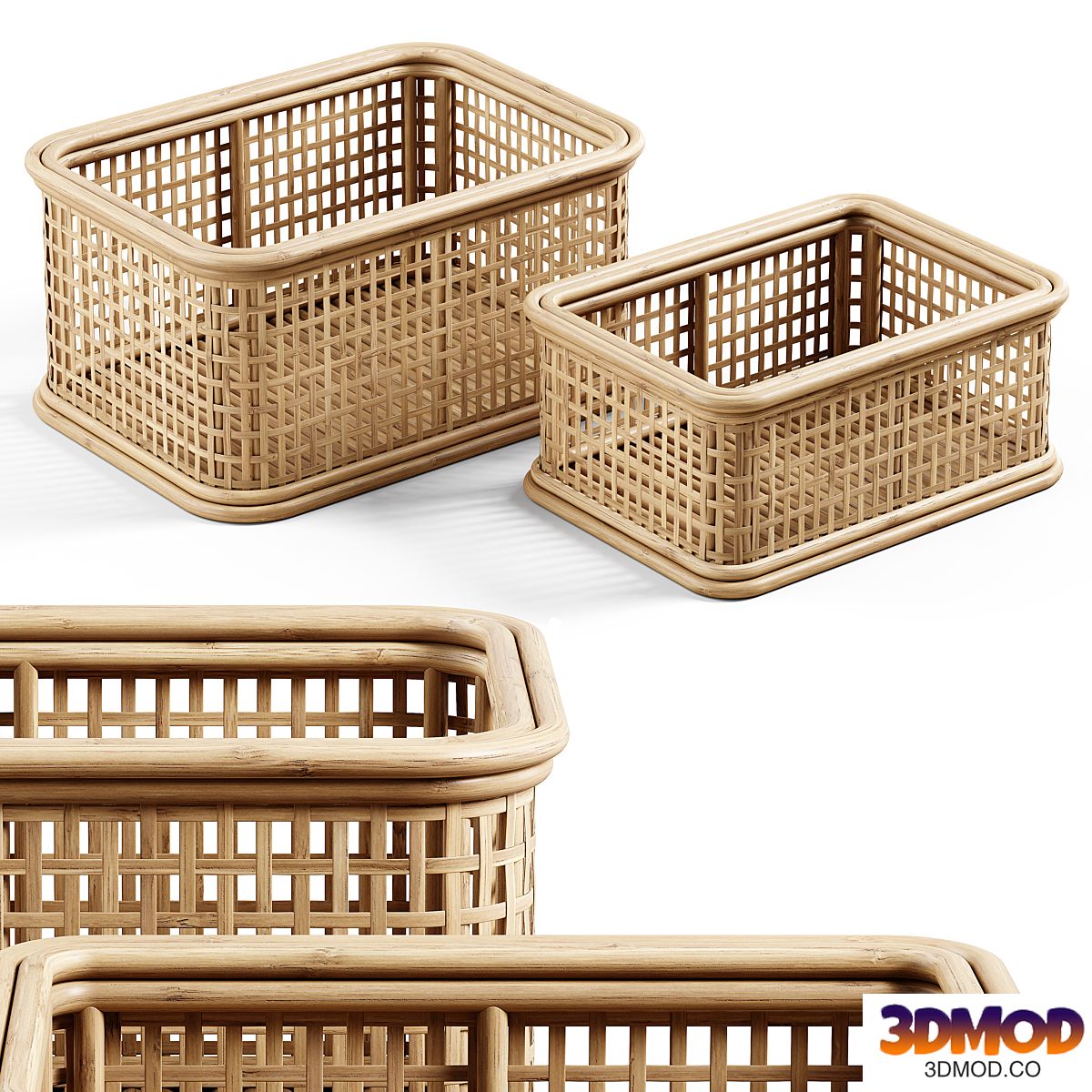 Zara Home - The wicker rattan basket 筐子