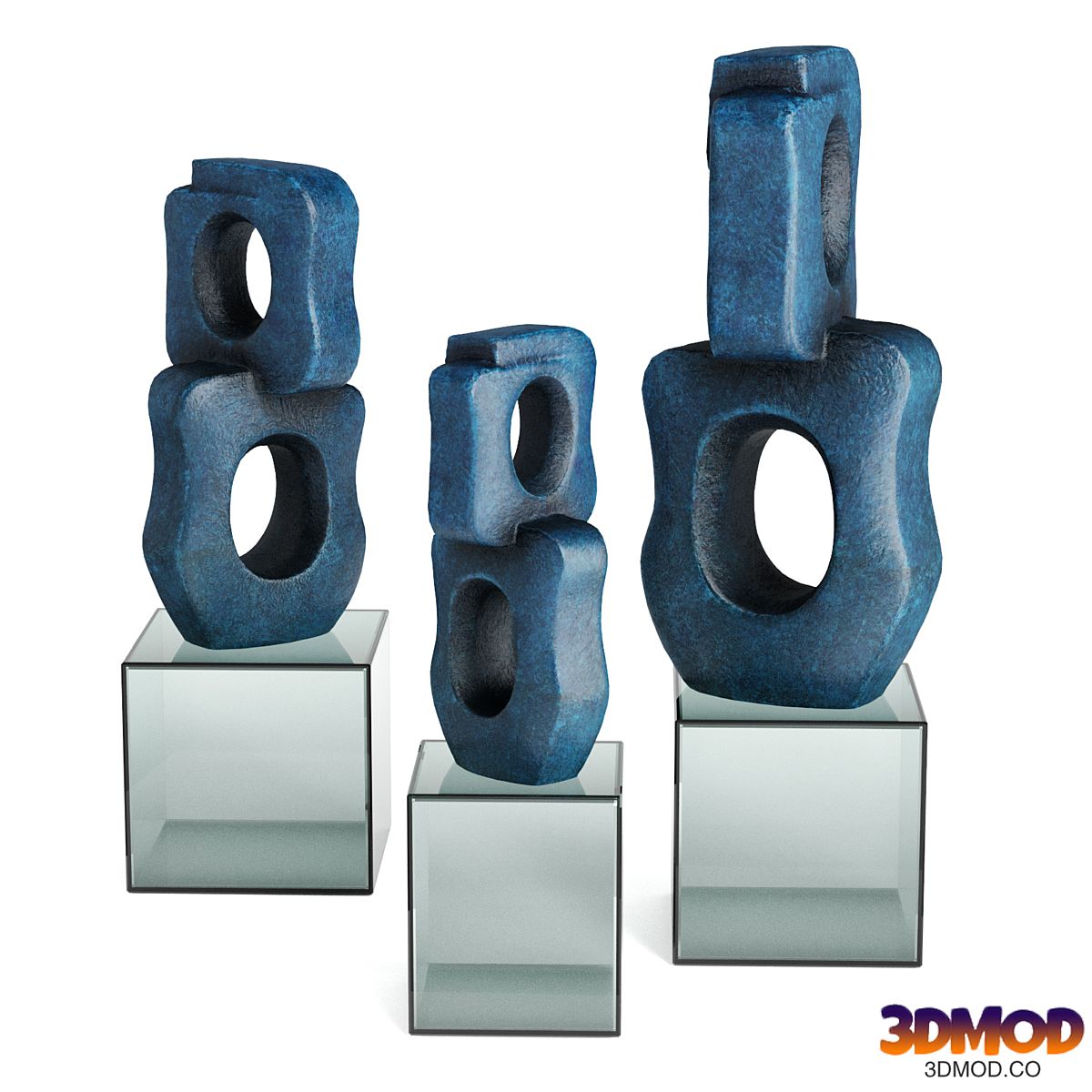 Chain modern statue