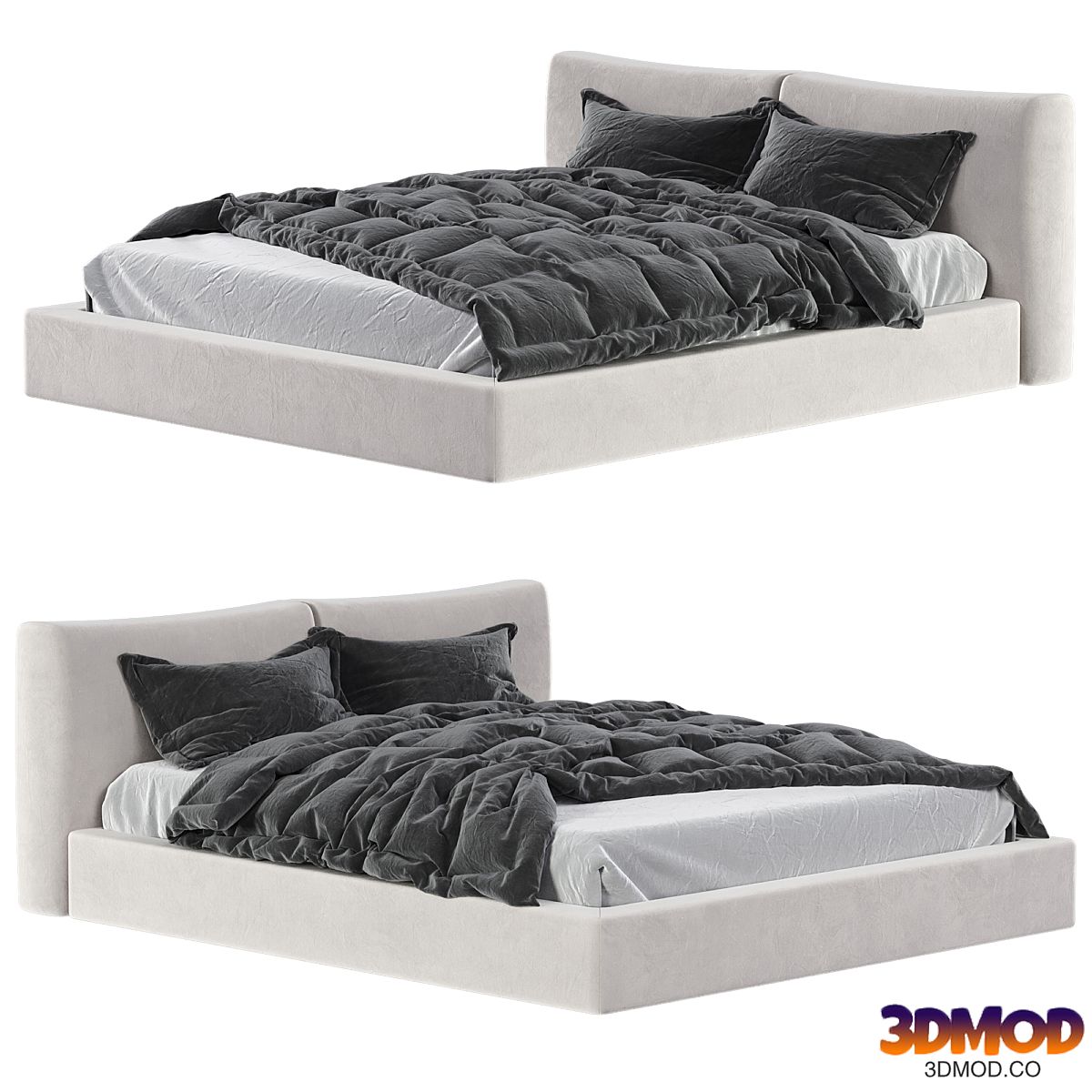 Bed Frauflex SOFT 双人床