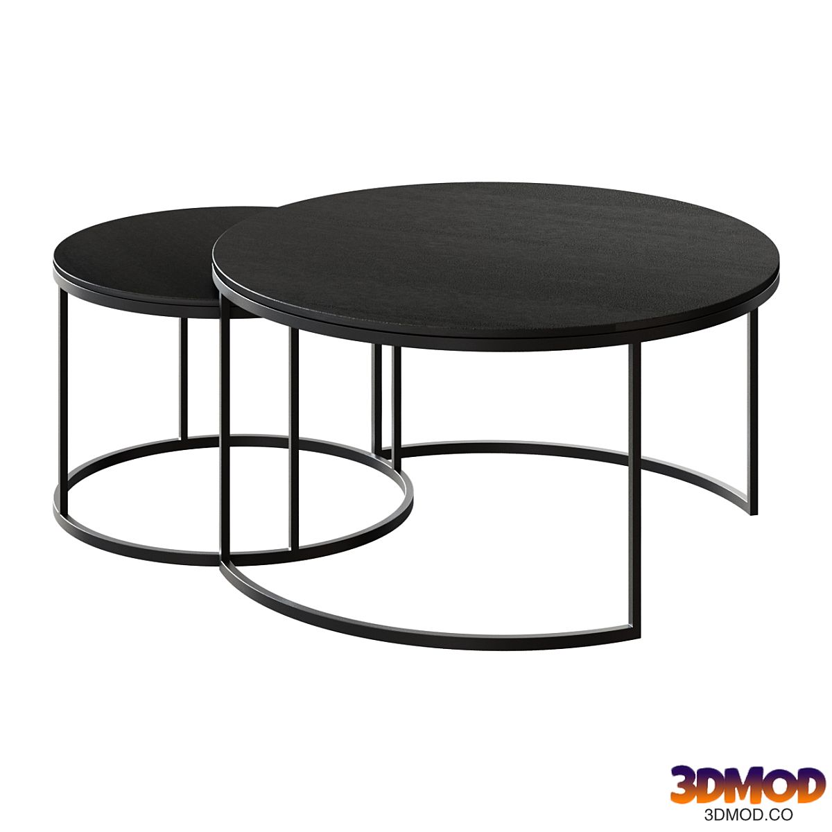 Coffee table Duke Round Metal Nesting Coffee Tables coffee table 茶几