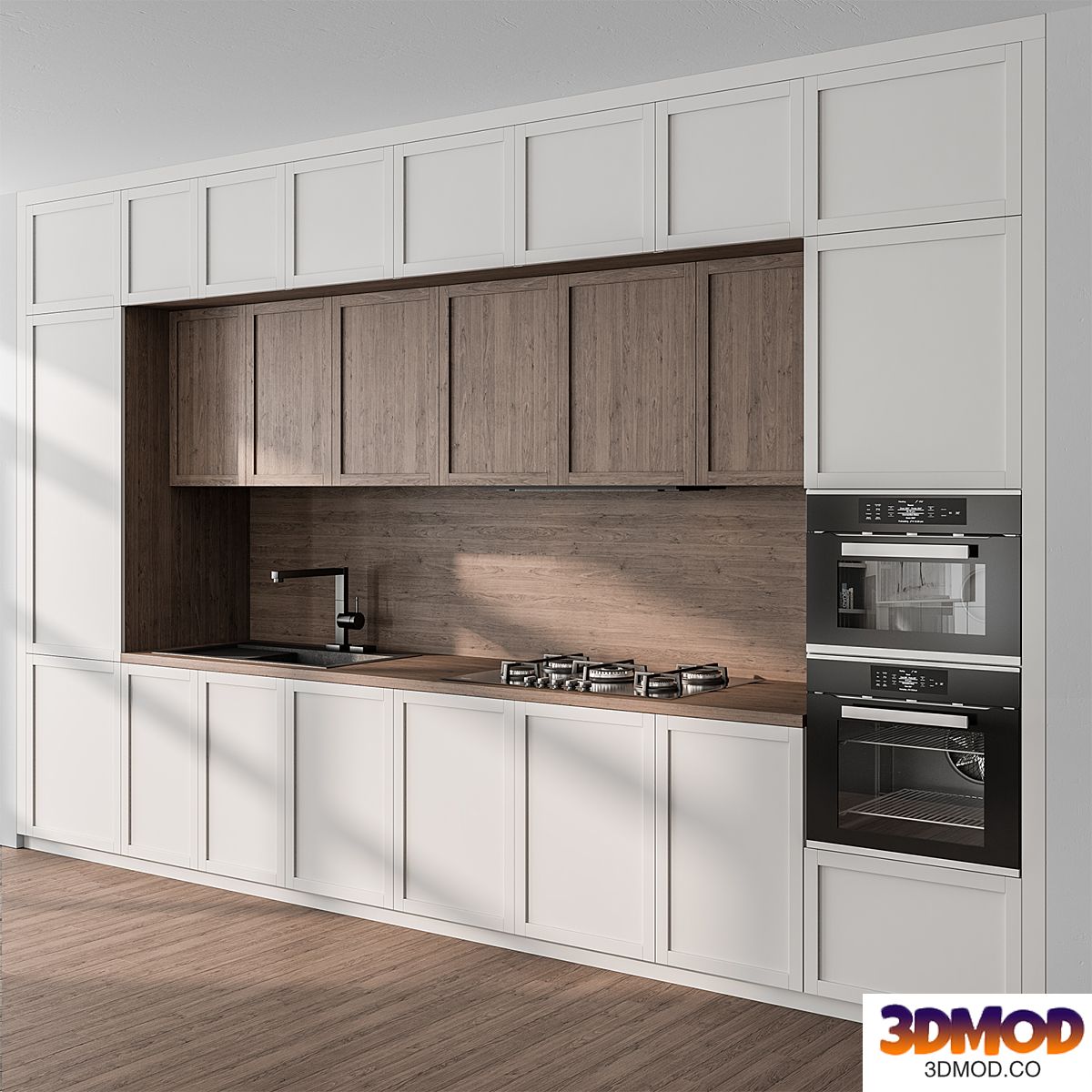 Kitchen Modern - White and Wood 62