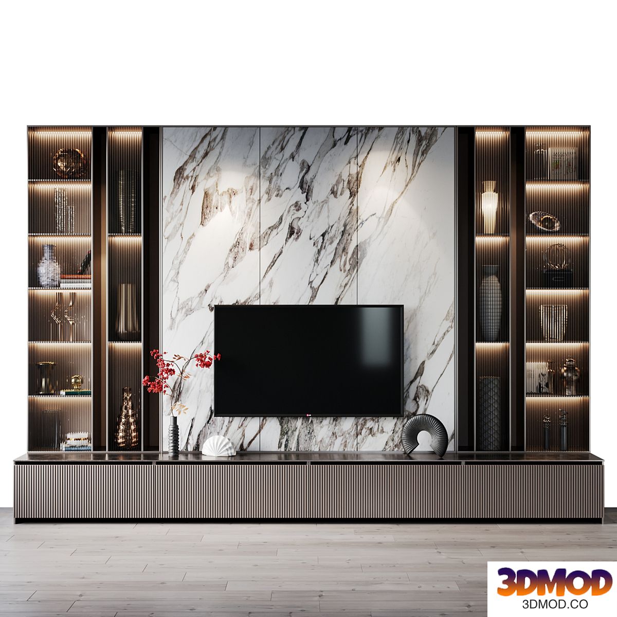 tv set 215 电视背景墙