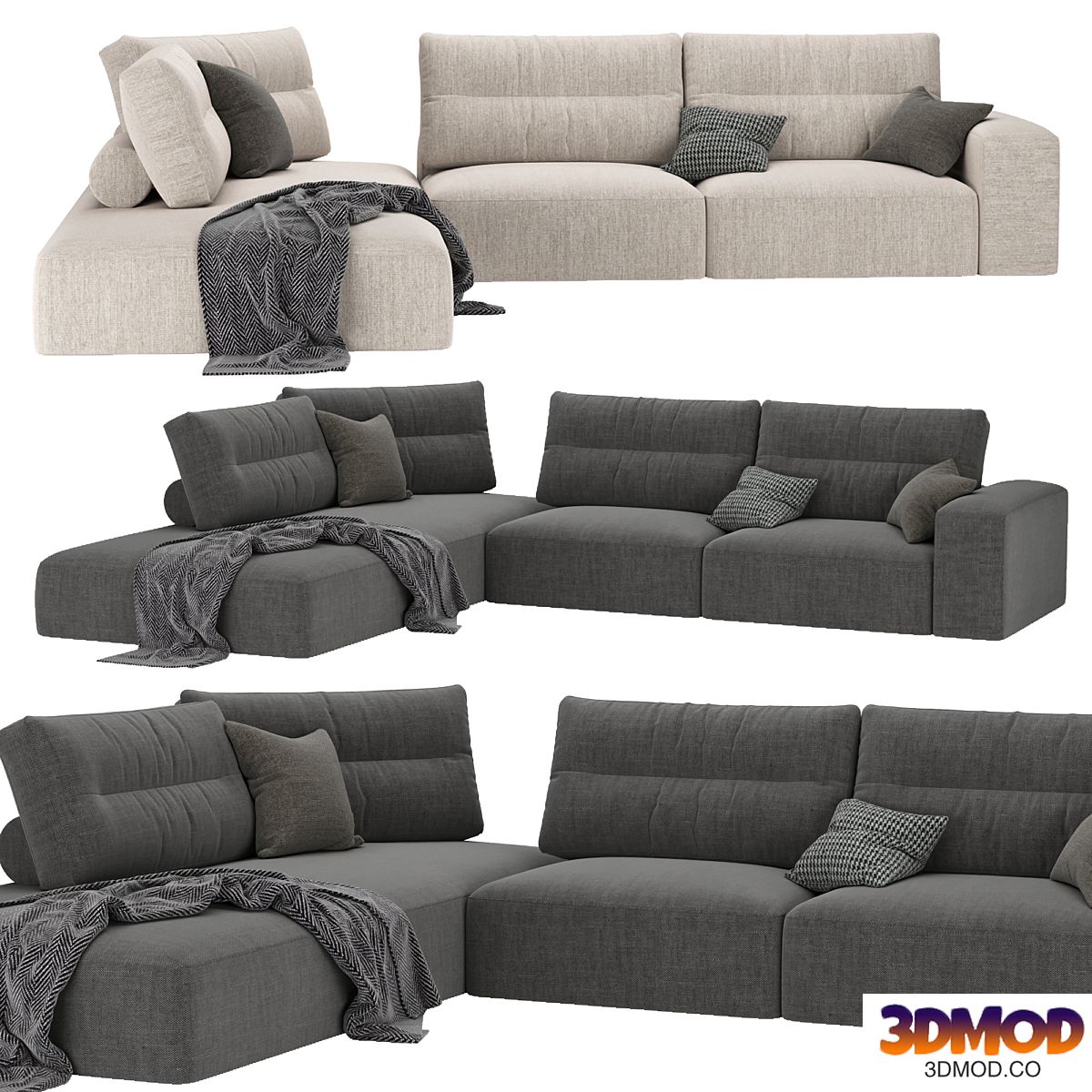 My Taos sofa by Saba Italia 多人沙发