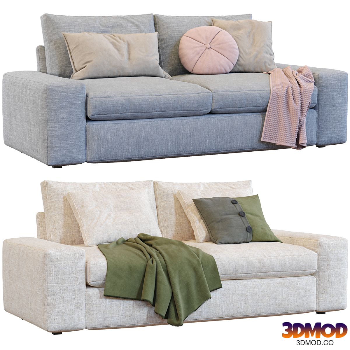 Sofa Kivik By Ikea 双人沙发
