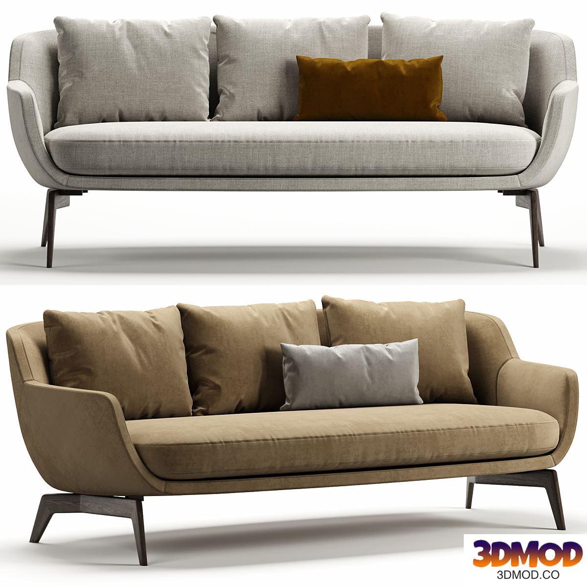 BELT sofa - Minotti 双人沙发