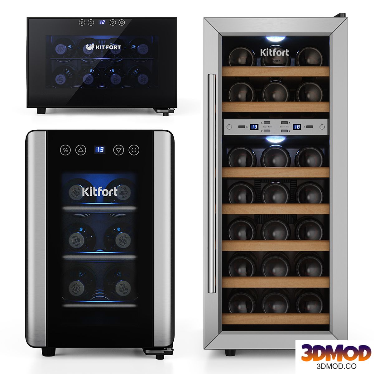 Kitfort wine cabinet set