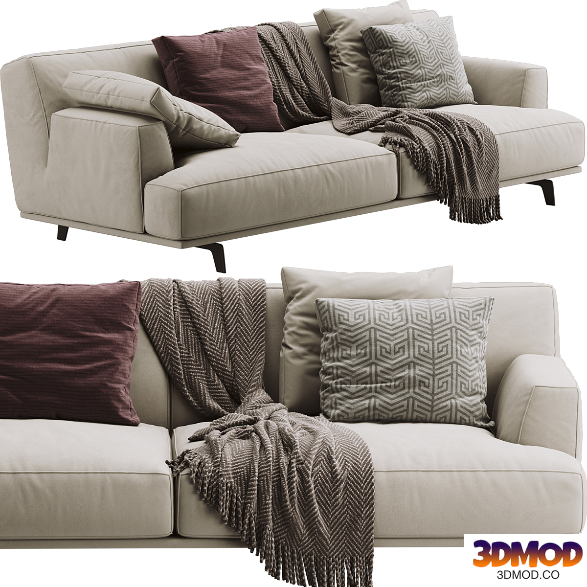 Poliform Tribeca Sofa 双人沙发