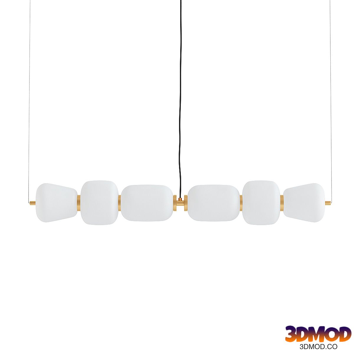 Kace 2 Light Kitchen Island Linear Pendant 吊灯