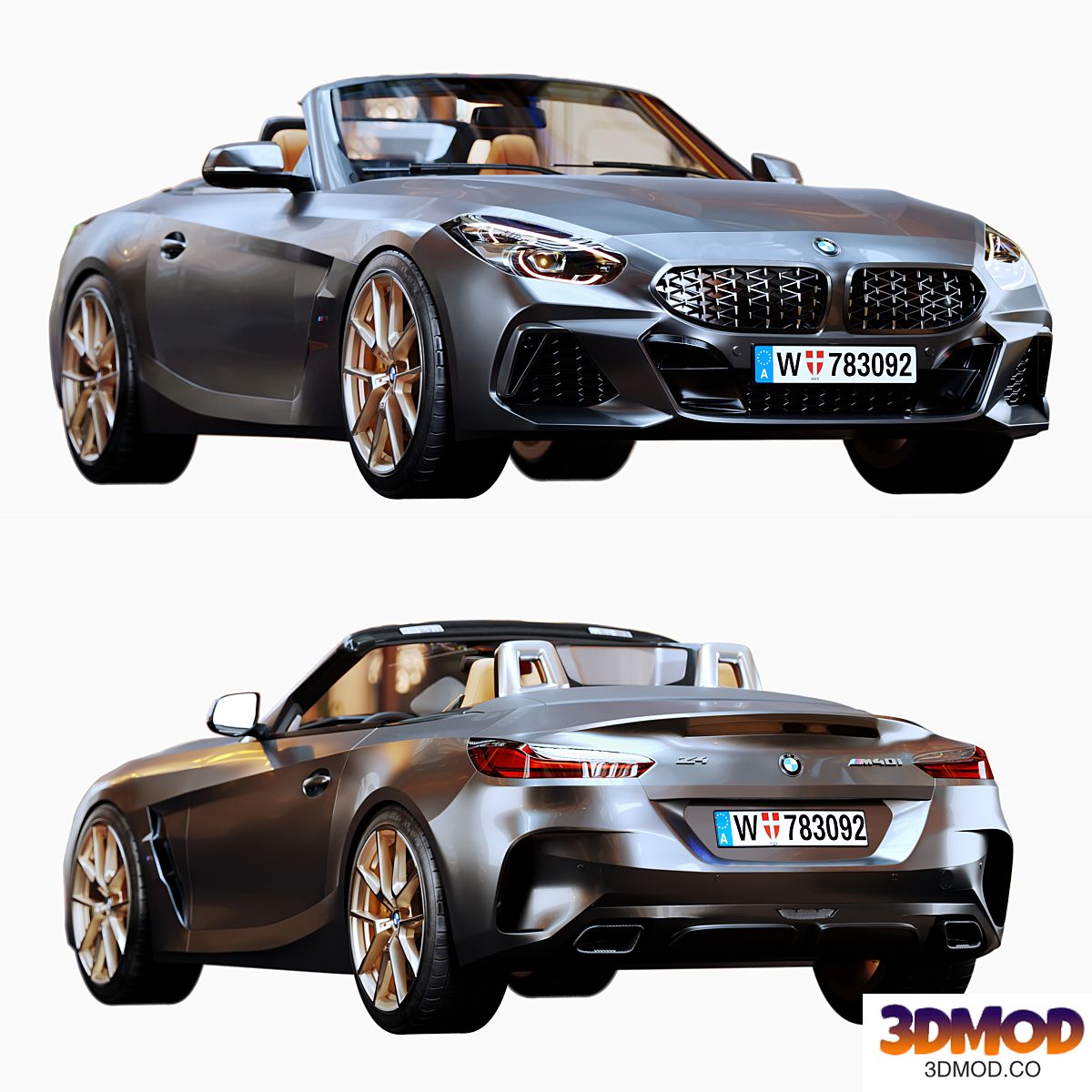 BMW Z4 M40I Roadster HQ Interior