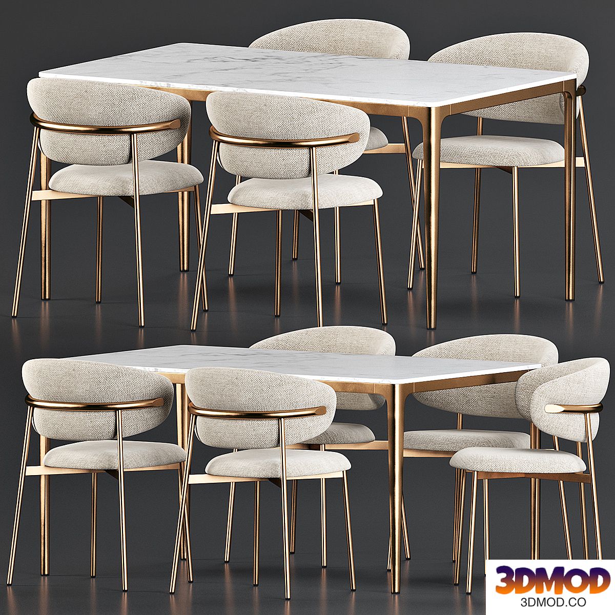 Oleandro Chair Canto Table Dining Set