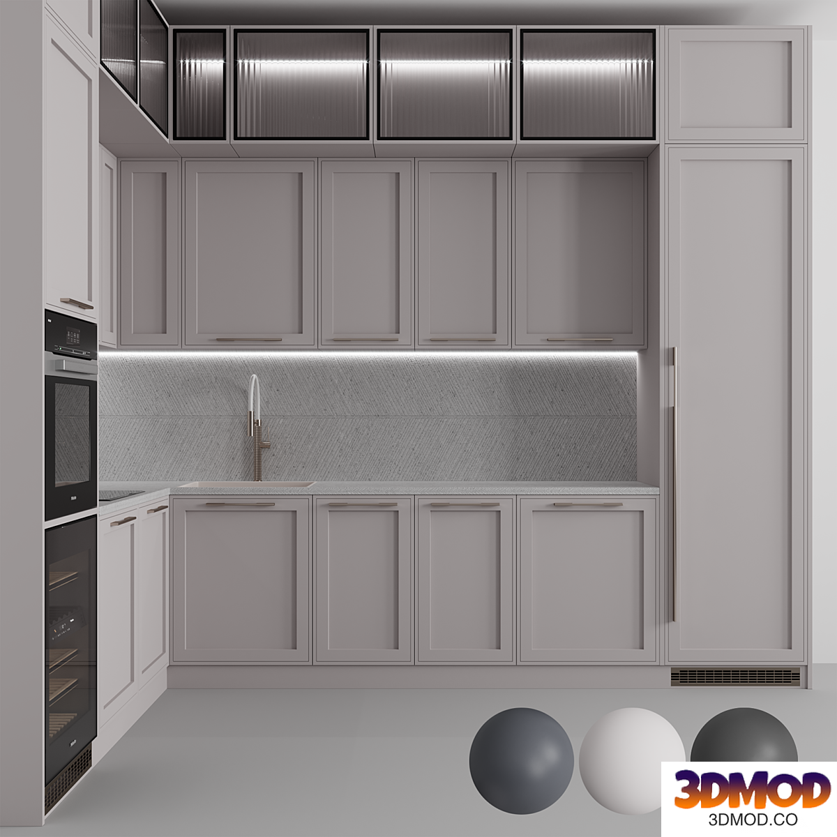 Kitchen №122 "Tricolor"
