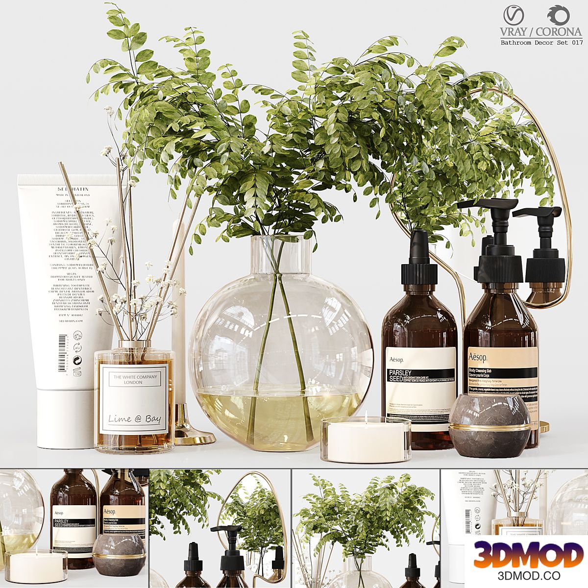 Bathroom Decor Set 017 装饰品摆件
