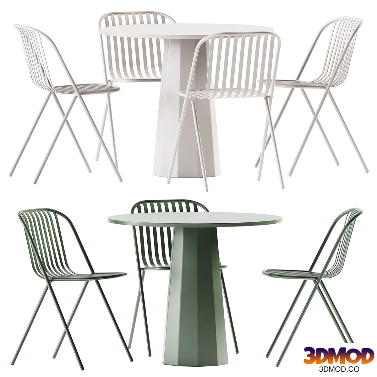 Dix Table by Connubia and Belca Chair by TUBY / Garden furniture 餐桌椅