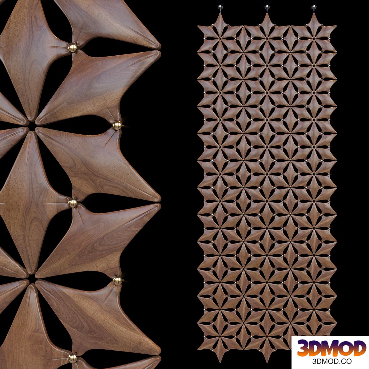 Decorative suspended partition wall Vargov® Design