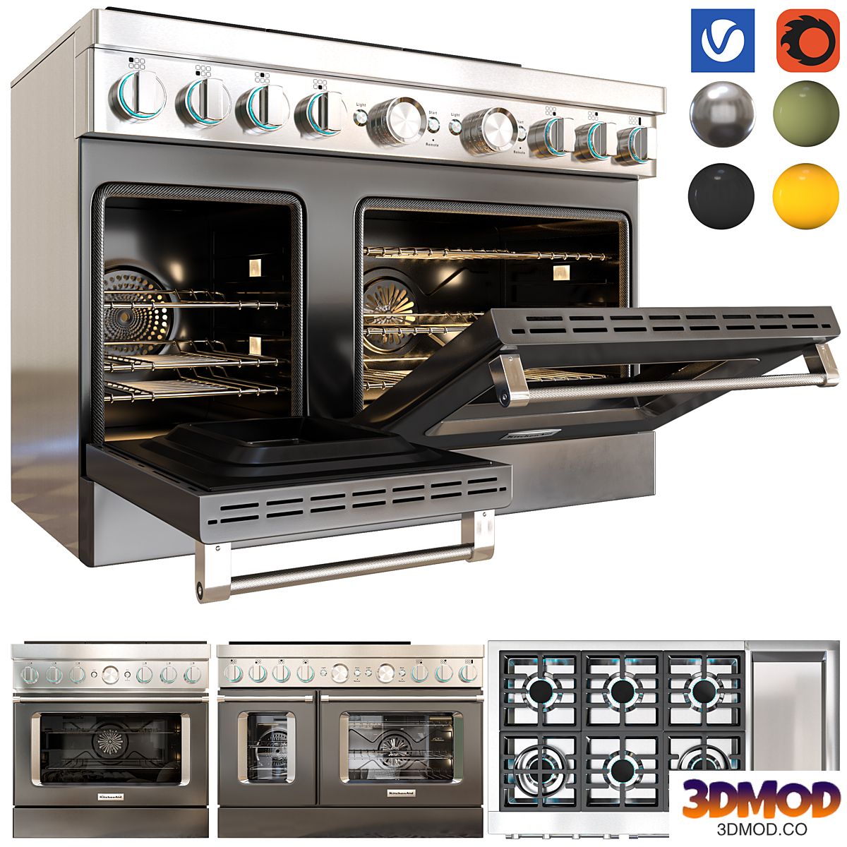 kitchenaid ranges