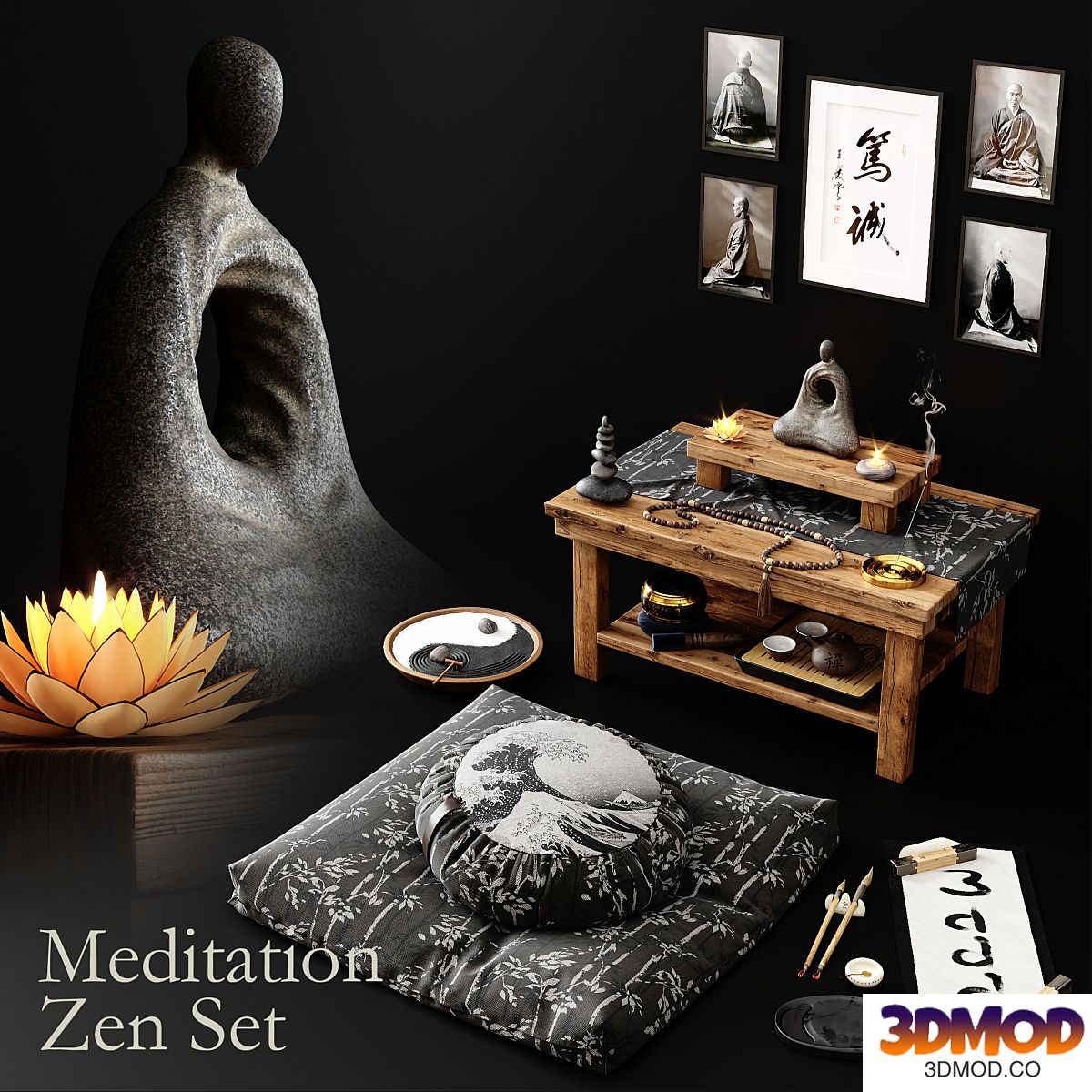 Meditation Zen Set 贡品