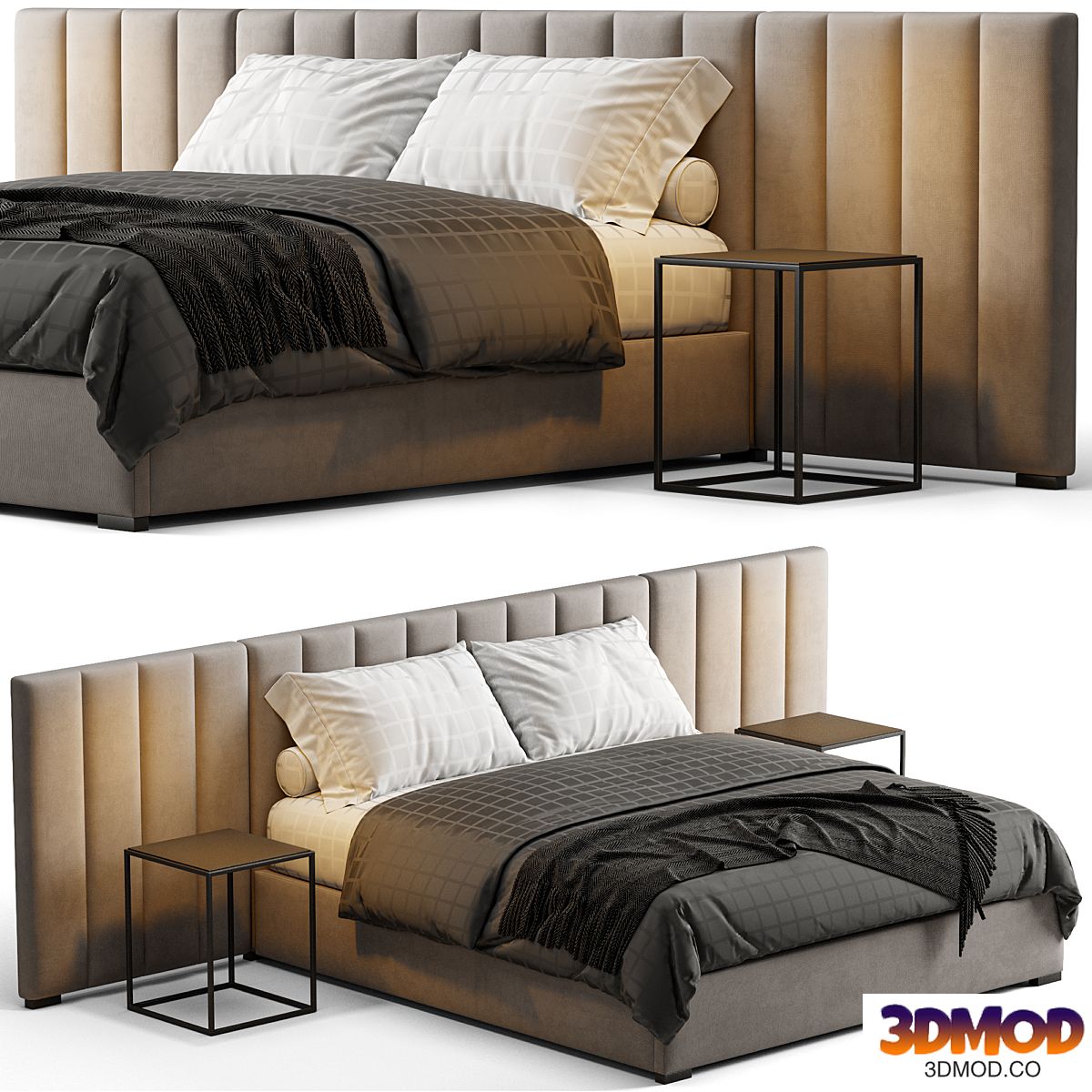 MODENA FABRIC VERTICAL EXTENDED BED