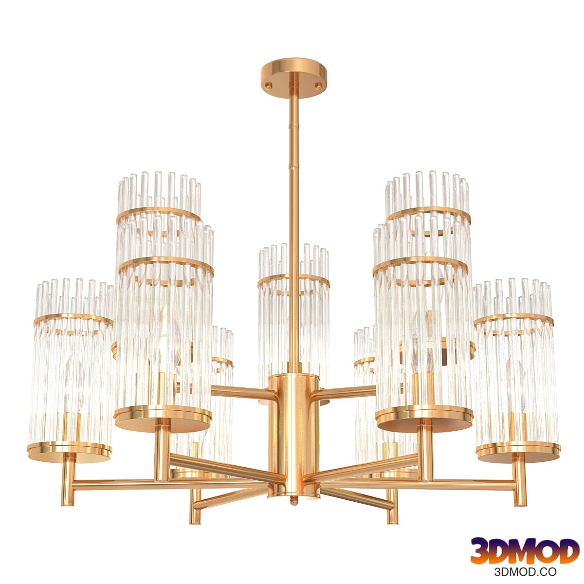 Pendant chandelier Odeon Light Formia