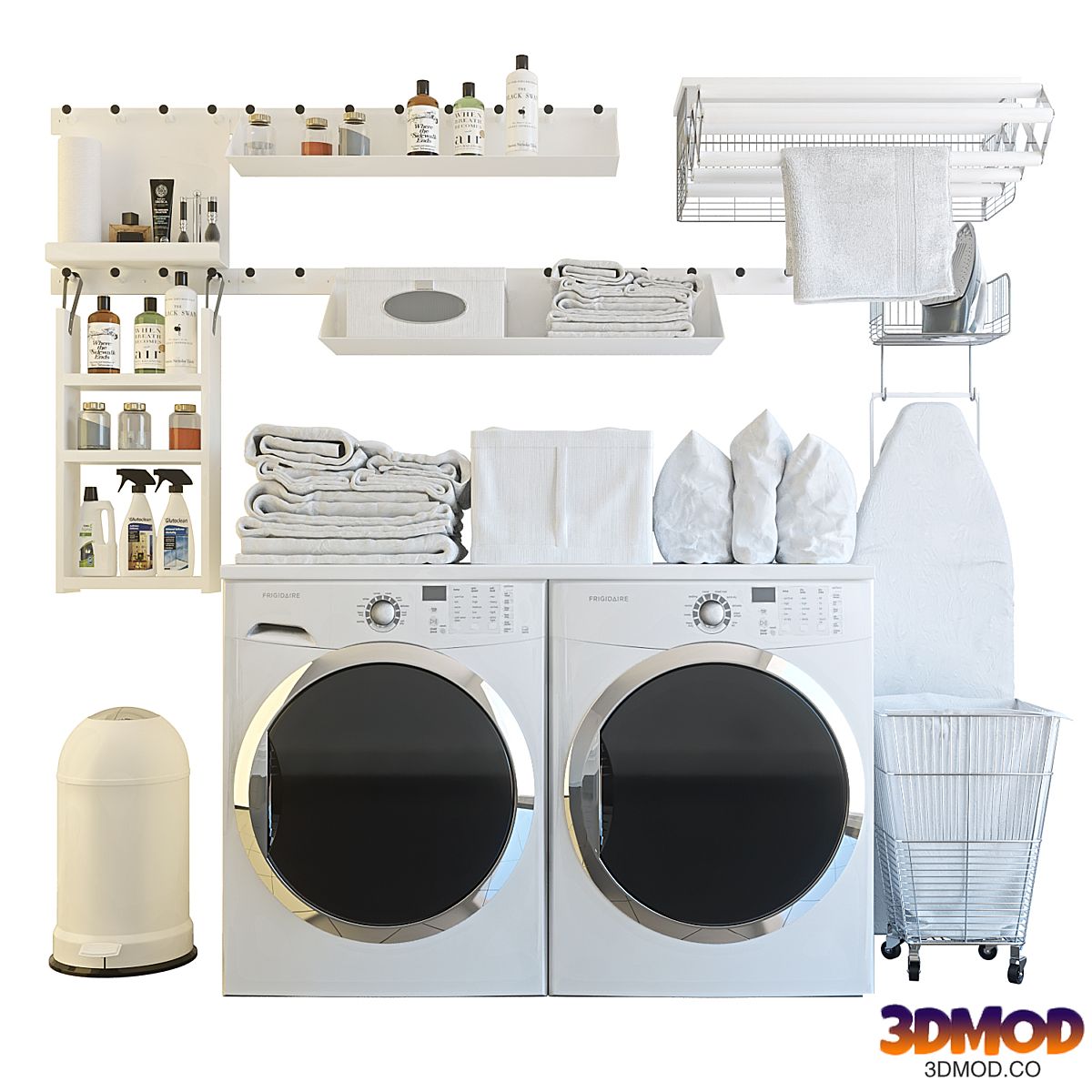Decorative laundry filling