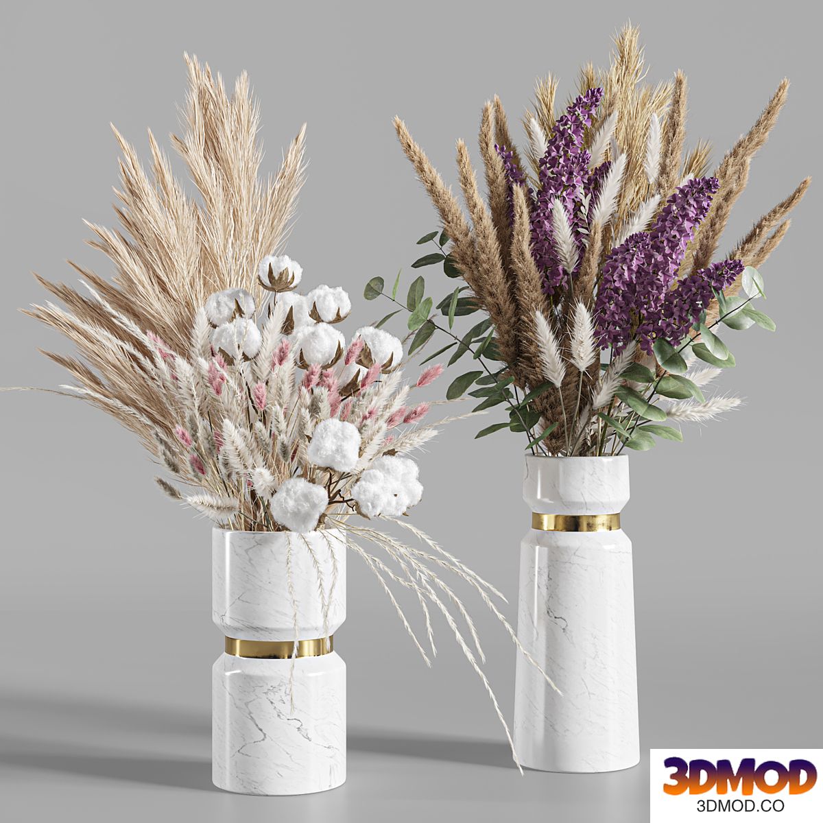 Flower Set 025 Pampas